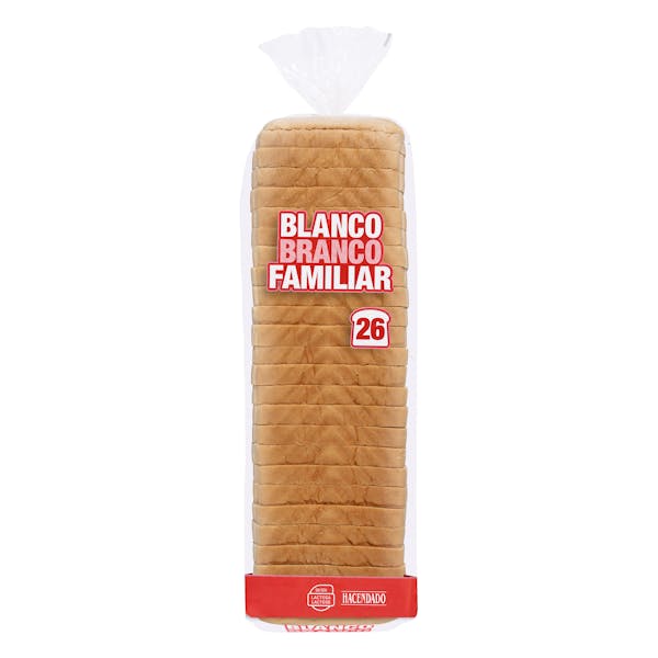 Pan de molde blanco familiar Hacendado