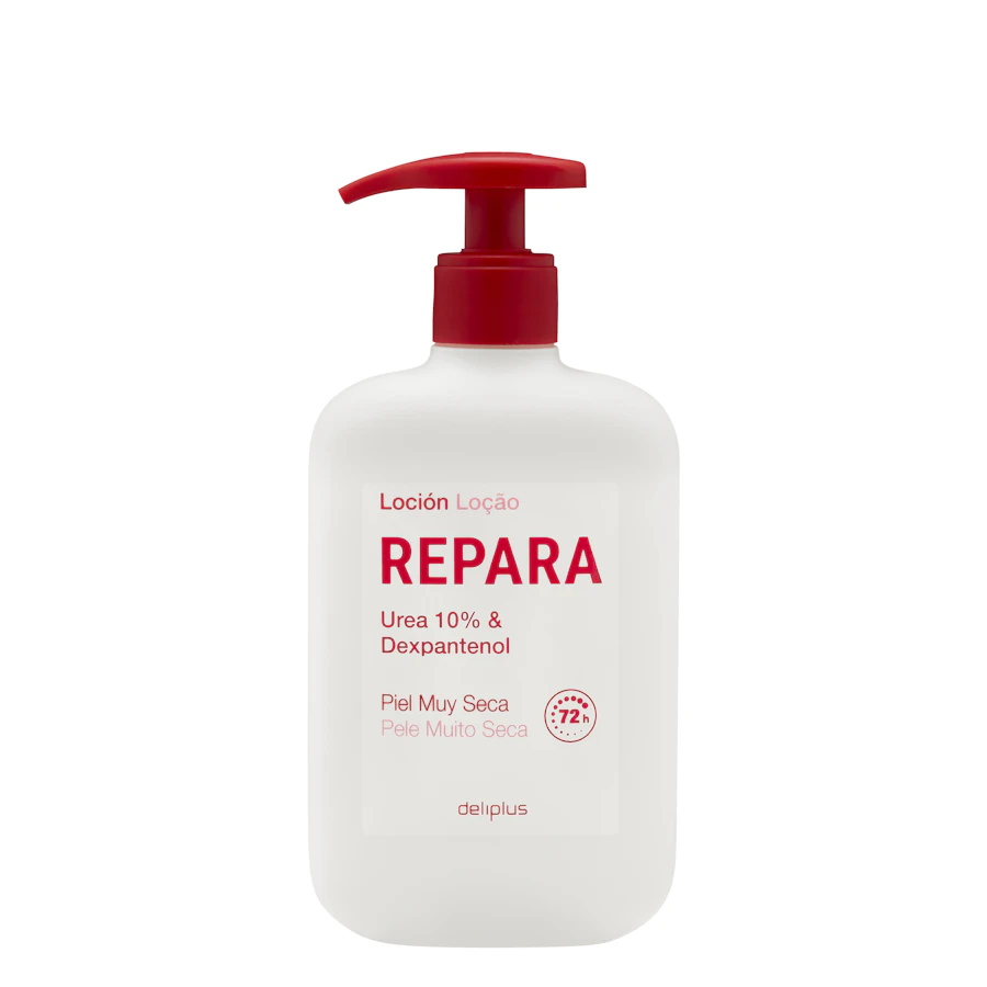 Loción corporal Repara Deliplus urea 10% y dexpantenol – Mercadona – صورة المنتج