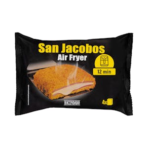 Imagen de San Jacobos empanados de york y queso Hacendado ultracongelados