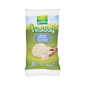 Tortitas de arroz integral Vitalday Gullón