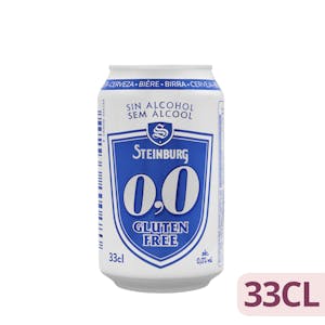 Cerveza sin gluten Steinburg 0,0% sin alcohol