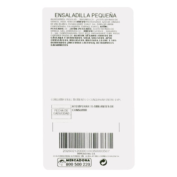 Ensaladilla rusa pequeña Listo para Comer