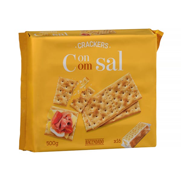 Crackers con sal Hacendado