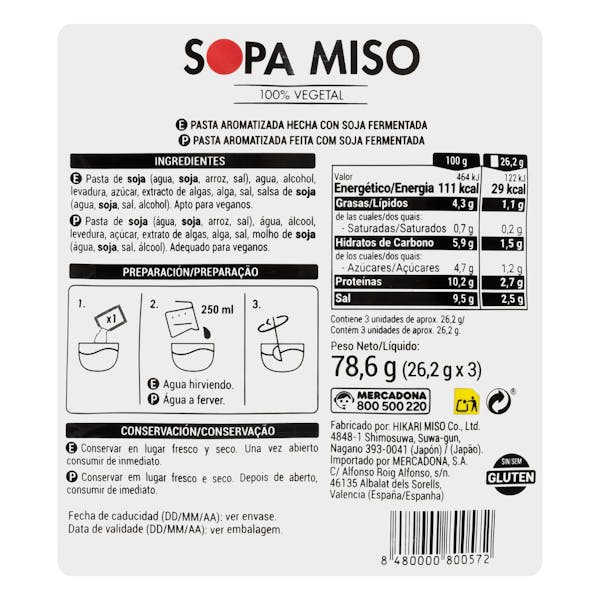 Sopa de miso
