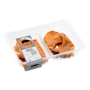 Chuletas de cochinillo adobada