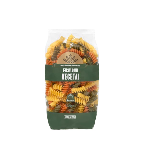 Imagen de Pasta fusilloni vegetal Hacendado