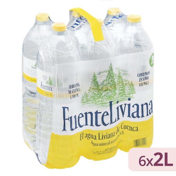 Agua mineral grande Liviana