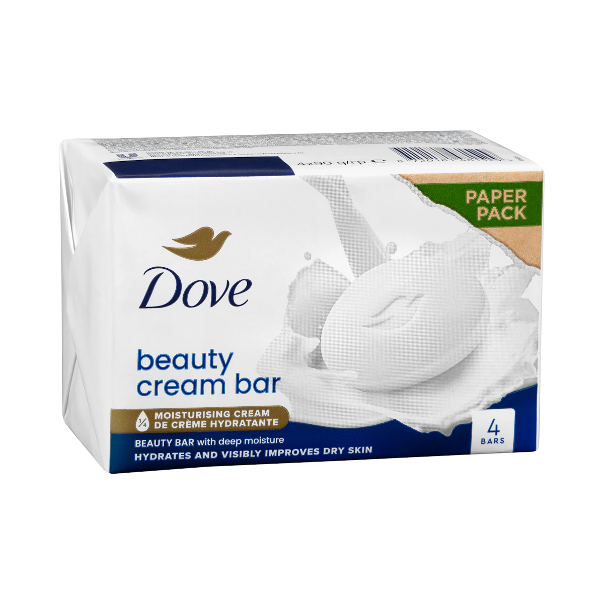 Jabón de manos en pastilla Beauty Cream Bar Dove – Mercadona – صورة إعلانية للمنتج
