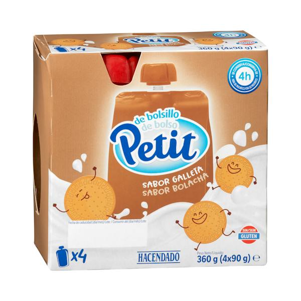 Petit de bolsillo sabor galleta Hacendado