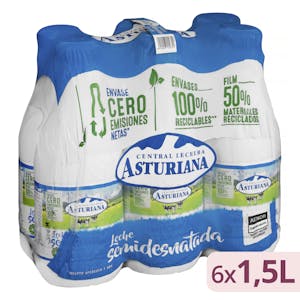 Leche semidesnatada Asturiana