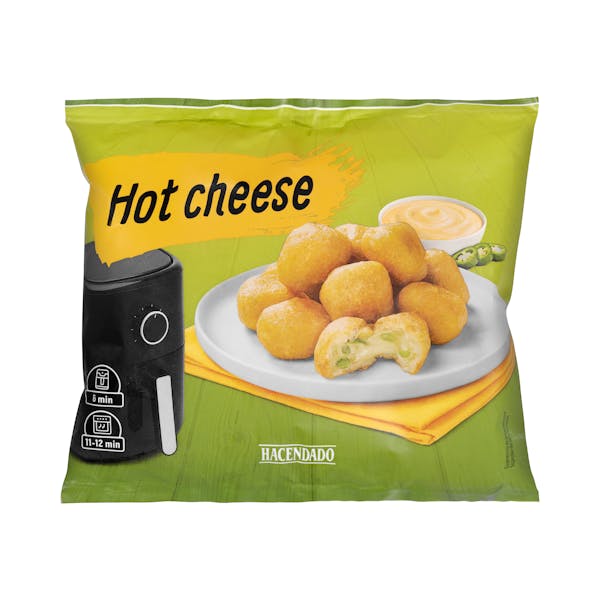 Imagen de Bocaditos de queso y chile Hot Cheese Hacendado ultracongelados