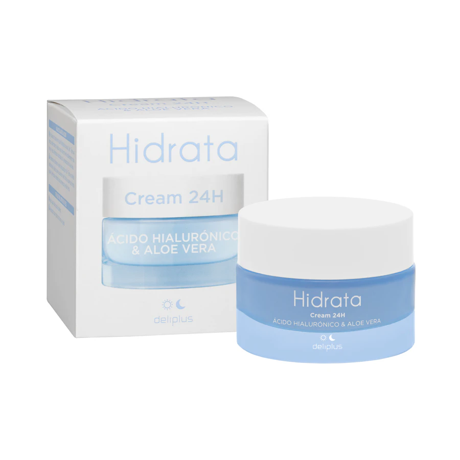 Crema facial Hidrata Deliplus ácido hialurónico y aloe vera – Mercadona – صورة المنتج