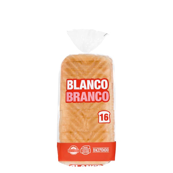 Pan de molde blanco Hacendado