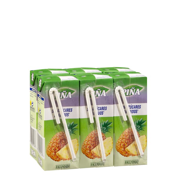 Bebida de piña Hacendado sin azúcares añadidos