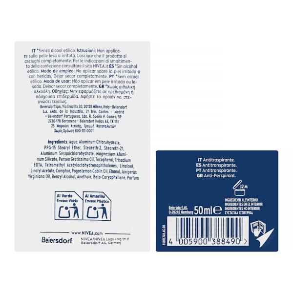 Etiqueta / ingredientes