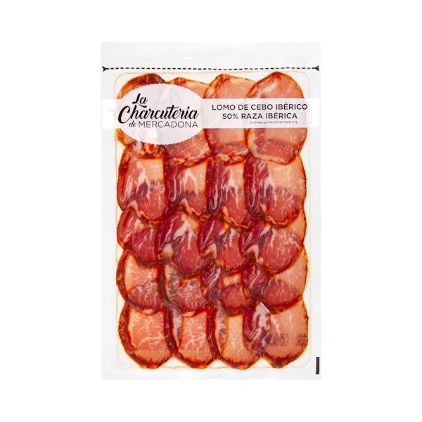 Imagen de Lomo de cebo ibérico 50% raza ibérica cortado a máquina