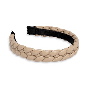 Diadema cuero trenzada Coquetas & Chic