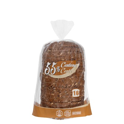 Pan de molde con 52% centeno