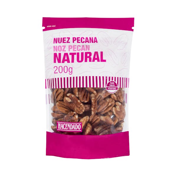 Imagen de Nuez Pecana natural Hacendado pelada