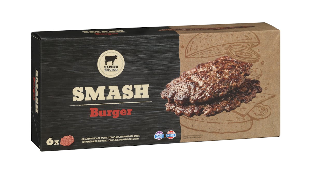 Burger de vacuno Smash congeladas