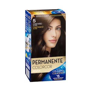 Coloración permanente 5 castaño claro Colorcor