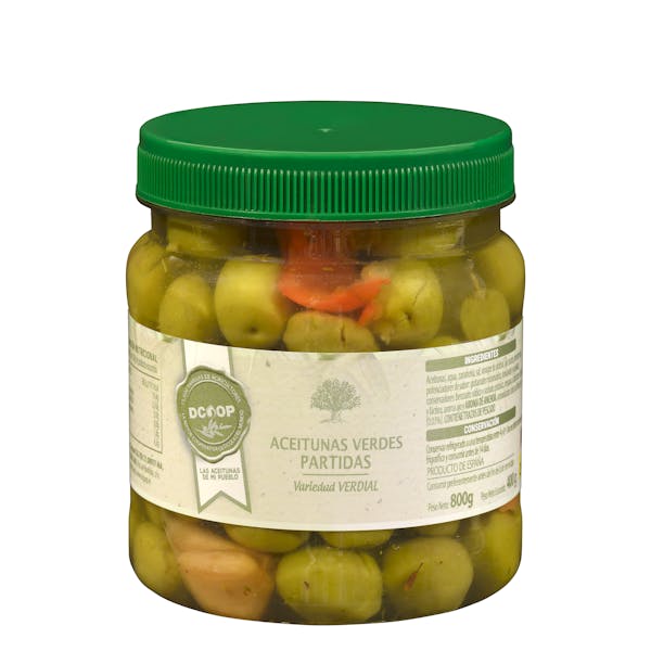 Aceitunas verdes Dcoop partidas