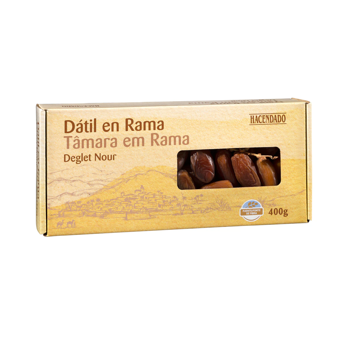 Dátiles en rama Hacendado – Mercadona – صورة إعلانية للمنتج