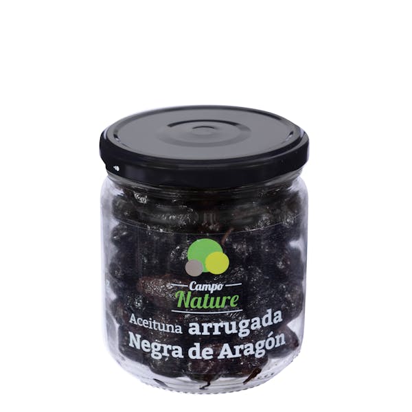 Aceitunas negras arrugadas de Aragón Campo Nature