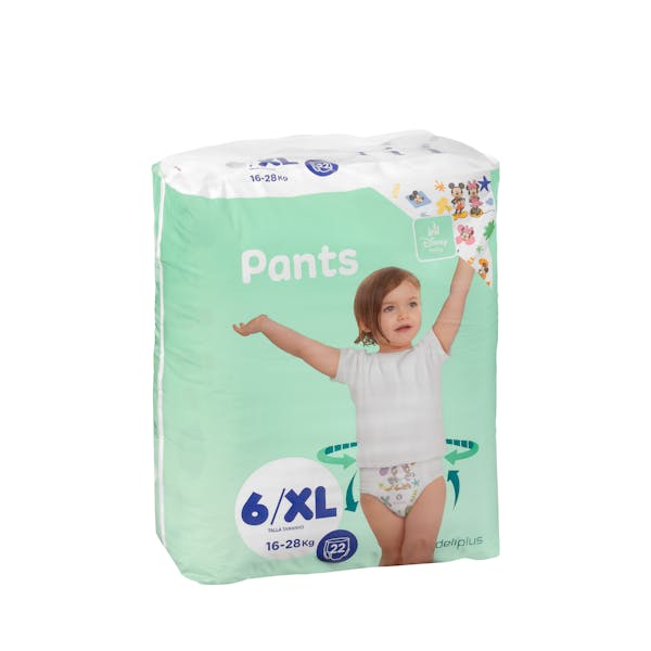 Imagen de Pañal bebé braguita talla XL de 16-28 kg Deliplus