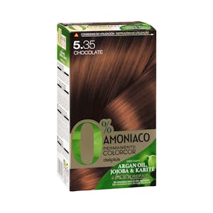 Coloración permanente 0% amoníaco 5.35 chocolate Colorcor