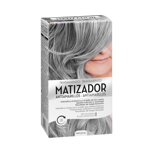 Tratamiento Matizador Antiamarillos Deliplus 0% amoníaco y ácido hialurónico
