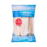 Filetes de merluza grandes sin piel Hacendado ultracongelados