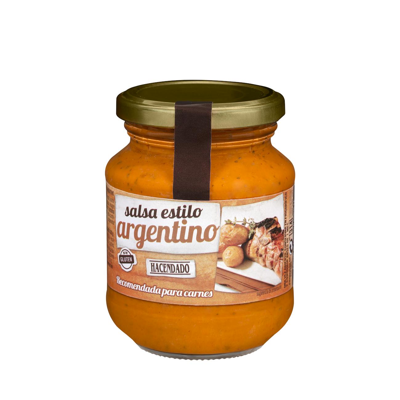 Salsa estilo argentino Hacendado
