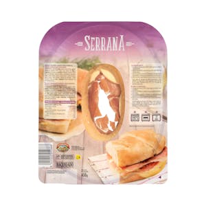 Rosca jamón serrano y queso emmental Hacendado