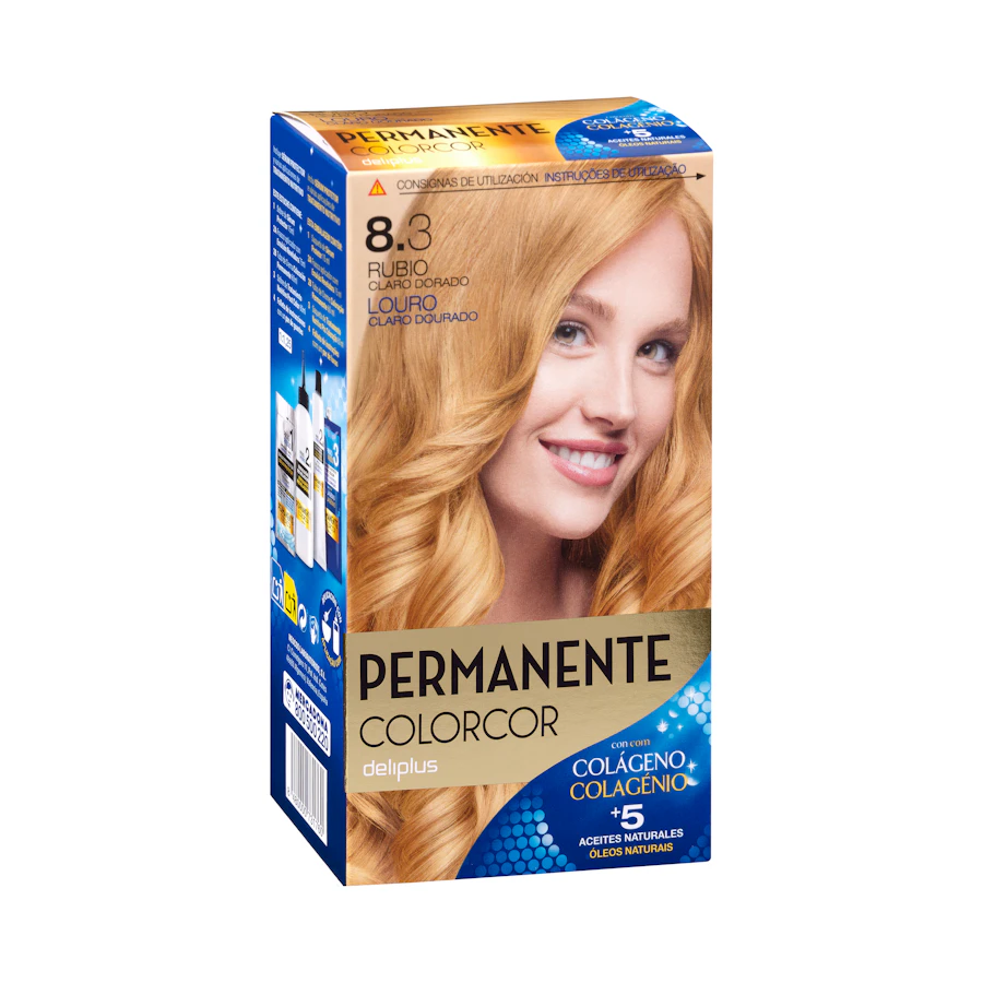 Coloración permanente 8.3 rubio claro dorado Colorcor – Mercadona – صورة المنتج
