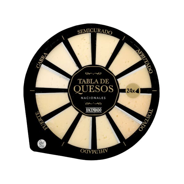 Imagen de Tabla de quesos nacionales Hacendado