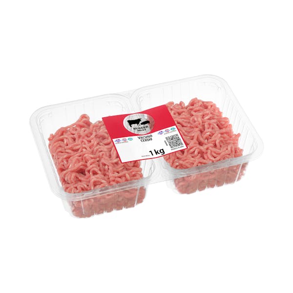 Preparado de carne picada vacuno y cerdo