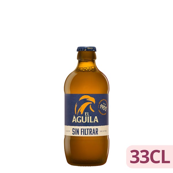 Cerveza El Águila sin filtrar