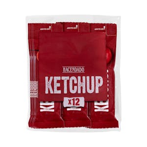 Ketchup Hacendado en sobres individuales