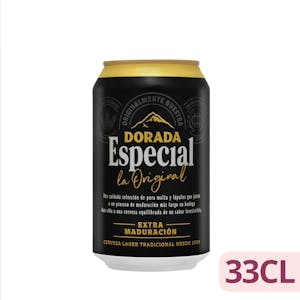 Cerveza especial original Dorada