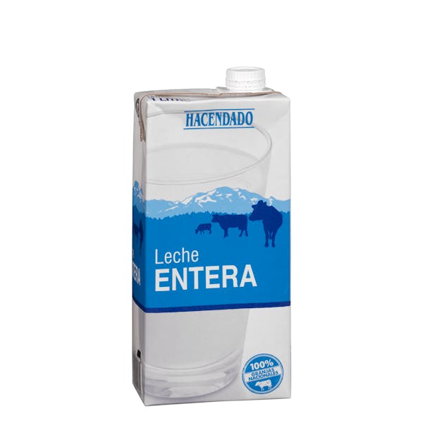 Leche entera Hacendado
