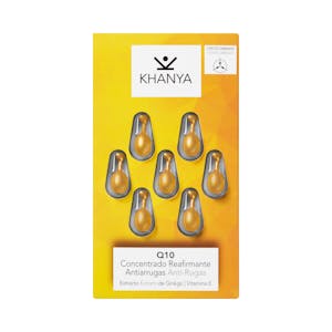 Imagen de Perlas faciales Q10 Khanya concentrado reafirmante antiarrugas