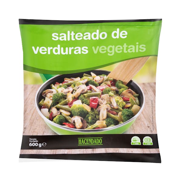 Salteado de verduras Hacendado ultracongelado