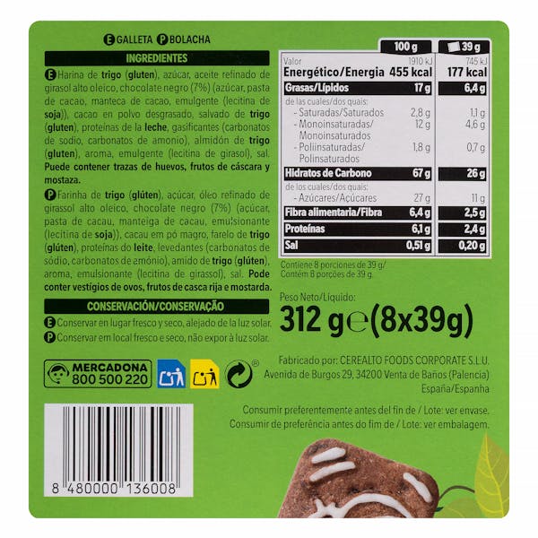 Galletas Diverkao Hacendado