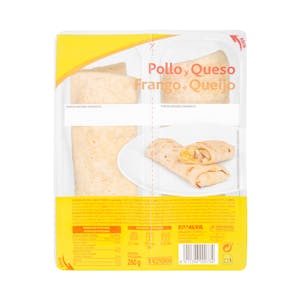 Flautas de pollo y queso