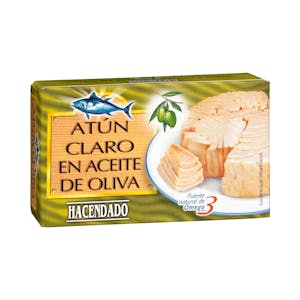 Atún claro en aceite de oliva Hacendado