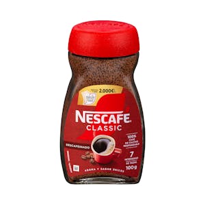 Café soluble descafeinado Nescafé classic