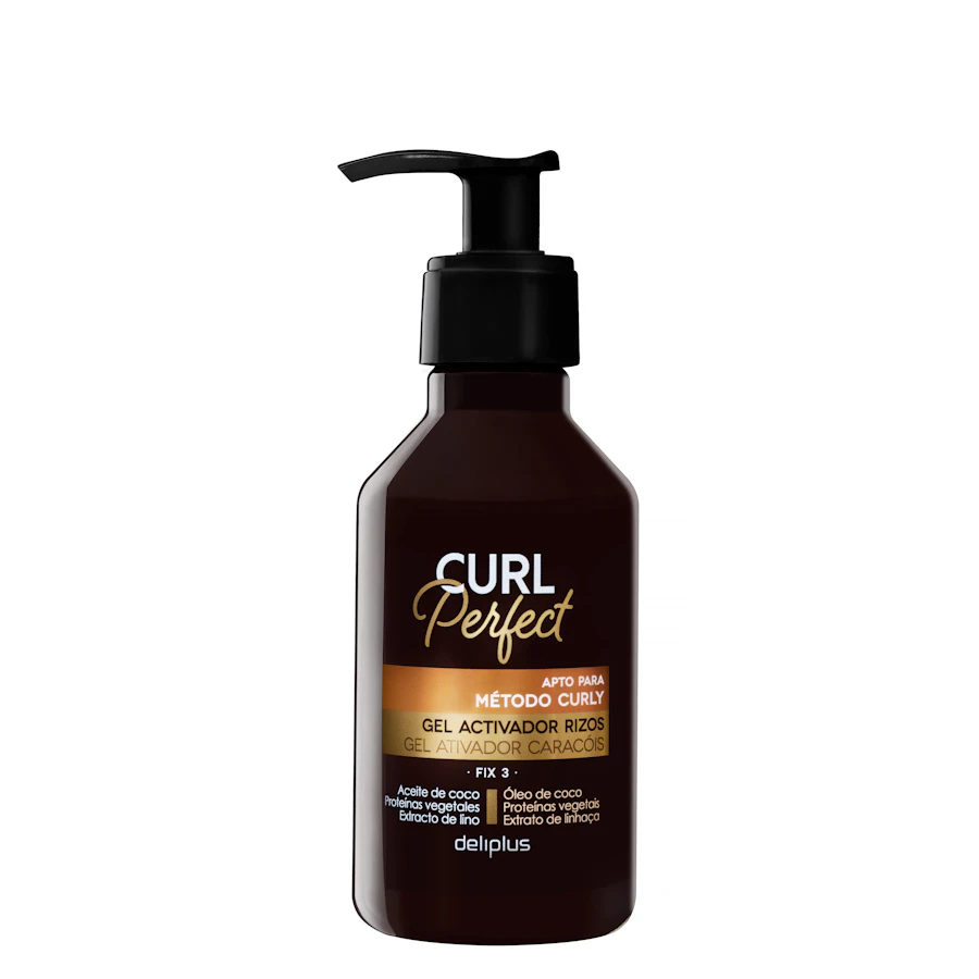 Gel activador de rizos cabello Curl Perfect Deliplus fix 3 – Mercadona – صورة المنتج
